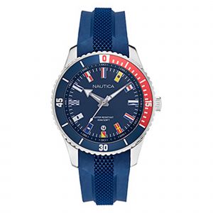 Reloj Set De Reloj Con Doble Pulsera Azul + Rojo Nautica