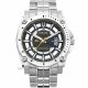 RELOJ BULOVA/ CORREA PLATEADA DE ACERO INOXIDABLE, CAJA DE ACERO INOXIDABLE, CABALLERO