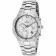 RELOJ BULOVA/ CORREA PLATEADA DE ACERO INOXIDABLE, CAJA DE ACERO INOXIDABLE, CABALLERO