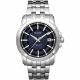 RELOJ BULOVA/ CORREA PLATEADA DE ACERO INOXIDABLE, CAJA DE ACERO INOXIDABLE, CABALLERO