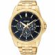 RELOJ CITIZEN/ CORREA DORADA DE ACERO INOXIDABLE, CAJA DE ACERO INOXIDABLE, CABALLERO