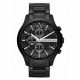 RELOJ AX/ CORREA NEGRA DE ACERO INOXIDABLE, CAJA DE ACERO INOXIDABLE, CABALLERO