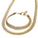 ACERO JUEGO CADENA   PULSERA