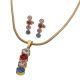 ACERO JUEGO CADENA/ARETES