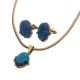 ACERO JUEGO  CADENA ARETES