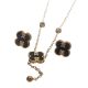 ACERO JUEGO  CADENA ARETES