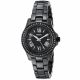 RELOJ FOSSIL/ CORREA NEGRA DE CERAMICA, CAJA DE ACERO INOXIDABLE, DAMA