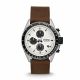 RELOJ FOSSIL/ CORREA MARRÓN DE CUERO, CAJA DE ACERO INOXIDABLE, CABALLERO
