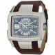 RELOJ DIESEL/ CORREA MARRON DE CUERO, CAJA DE ACERO INOXIDABLE, CABALLERO