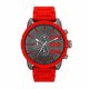 RELOJ DIESEL/ CORREA ROJA DE ACERO INOXIDABLE, CAJA DE ACERO INOXIDABLE, CABALLERO