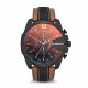 RELOJ DIESEL/ CORREA MARRON DE CUERO, CAJA DE ACERO INOXIDABLE, CABALLERO