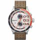 RELOJ DIESEL/ CORREA MARRON DE CUERO, CAJA DE ACERO INOXIDABLE, CABALLERO