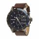 RELOJ DIESEL/ CORREA MARRON DE CUERO, CAJA DE ACERO INOXIDABLE, CABALLERO