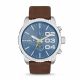 RELOJ DIESEL/ CORREA MARRON DE CUERO, CAJA DE ACERO INOXIDABLE, CABALLERO