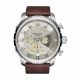 RELOJ DIESEL/ CORREA MARRON DE CUERO, CAJA DE ACERO INOXIDABLE, CABALLERO