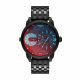 RELOJ DIESEL/ CORREA NEGRA DE ACERO INOXIDABLE, CAJA DE ACERO INOXIDABLE, CABALLERO