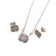 JUEGO CADENA ARETES