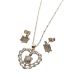 JUEGO CADENA ARETES