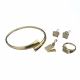JUEGO  ARETES DIJE  PULSERA ANILLO