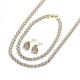 JUEGO CADENA/ARETES/PULSERA