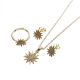 JUEGO  CADENA ARETES ANILLO