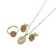 JUEGO CADENA/ARETES/ANILLO