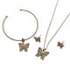 JUEGO ARETES/CADENA/PULSERA