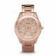 RELOJ FOSSIL/ CORREA ORO ROSA DE ACERO INOXIDABLE, CAJA DE ACERO INOXIDABLE, DAMA