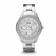 RELOJ FOSSIL/ CORREA PLATEADO DE ACERO INOXIDABLE, CAJA DE ACERO INOXIDABLE, DAMA