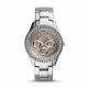 RELOJ FOSSIL/ CORREA PLATEADA DE ACERO INOXIDABLE, CAJA DE ACERO INOXIDABLE, DAMA