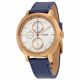 RELOJ FOSSIL/ CORREA AZUL DE CUERO, CAJA DE ACERO INOXIDABLE, DAMA