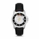 RELOJ FOSSIL/ CORREA NEGRA DE CUERO, CAJA DE ACERO INOXIDABLE, CABALLERO