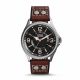 RELOJ FOSSIL/ CORREA MARRON DE CUERO, CAJA DE ACERO INOXIDABLE, CABALLERO