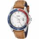 RELOJ FOSSIL/ CORREA MARRON DE CUERO, CAJA DE ACERO INOXIDABLE, CABALLERO