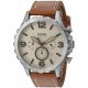 RELOJ FOSSIL/ CORREA CARAMEL DE CUERO, CAJA DE ACERO INOXIDABLE, CABALLERO