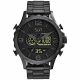 RELOJ FOSSIL/ CORREA NEGRA DE ACERO INOXIDABLE, CAJA DE ACERO INOXIDABLE, CABALLERO