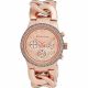 RELOJ MK/ CORREA ORO ROSA DE ACERO INOXIDABLE, CAJA DE ACERO INOXIDABLE, DAMA
