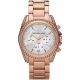 RELOJ MICHAEL KORS/ CORREA ORO ROSA DE ACERO INOXIDABLE, CAJA DE ACERO INOXIDABLE, DAMA