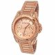 RELOJ MK/ CORREA ORO ROSA DE ACERO INOXIDABLE, CAJA DE ACERO INOXIDABLE, DAMA