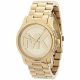 RELOJ MICHAEL KORS/ CORREA DORADA DE ACERO INOXIDABLE, CAJA DE ACERO INOXIDABLE, DAMA