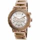 RELOJ MICHAEL KORS/ CORREA ORO ROSA DE ACERO INOXIDABLE, CAJA DE ACERO INOXIDABLE, DAMA