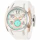 RELOJ MULCO DEEP/ CORREA BLANCA DE SILICONA, CAJA DE ACERO INOXIDABLE, DAMA