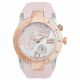 RELOJ MULCO ILUSION CRESCENT/ CORREA ROSADA DE SILICONA, CAJA DE ACERO INOXIDABLE, DAMA