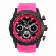 MULCO NUIT MIA/ CORREA FUCSIA DE SILICON, CAJA DE ACERO INOXIDABLE, DAMA