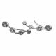 Aretes Largos Con Piedras