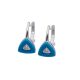 Aretes Con Cierre Frances Esmaltados