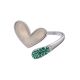 Anillo De Corazon Con Piedras