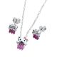 PLATA 925 Juego De Hello Kitty