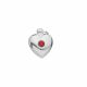 Dije De Corazon Con Piedra
