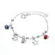 Pulsera Con Piedritas De Colores